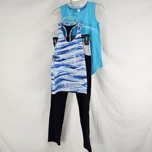 Lot Of 3 Pieces Girls  Ivivva(lululemon For Girls) Size 10 Tanks Leggings